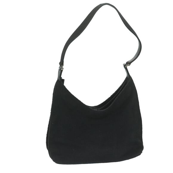 GUCCI Shoulder Bag Canvas Black - Picture 1 of 16